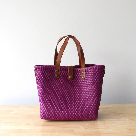 Violet Handwoven Crossbody Bag