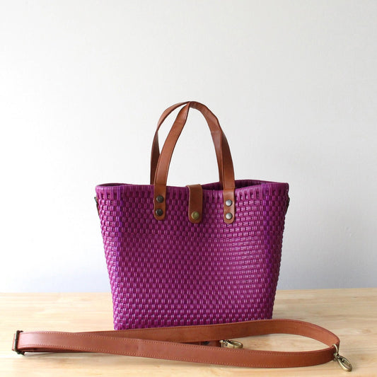 Violet Handwoven Crossbody Bag
