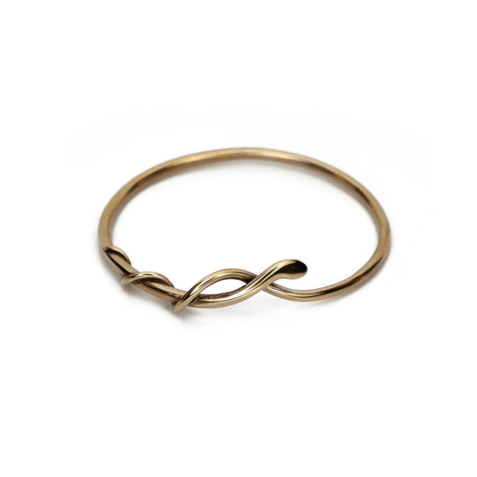 Viper Bangle Bracelet - Brass