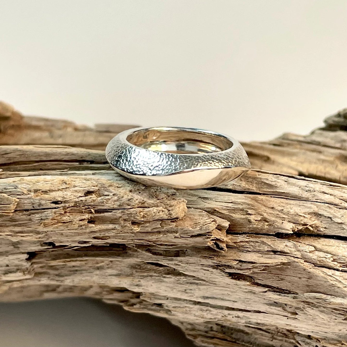 Sterling Silver Wavelength Ring (select size)