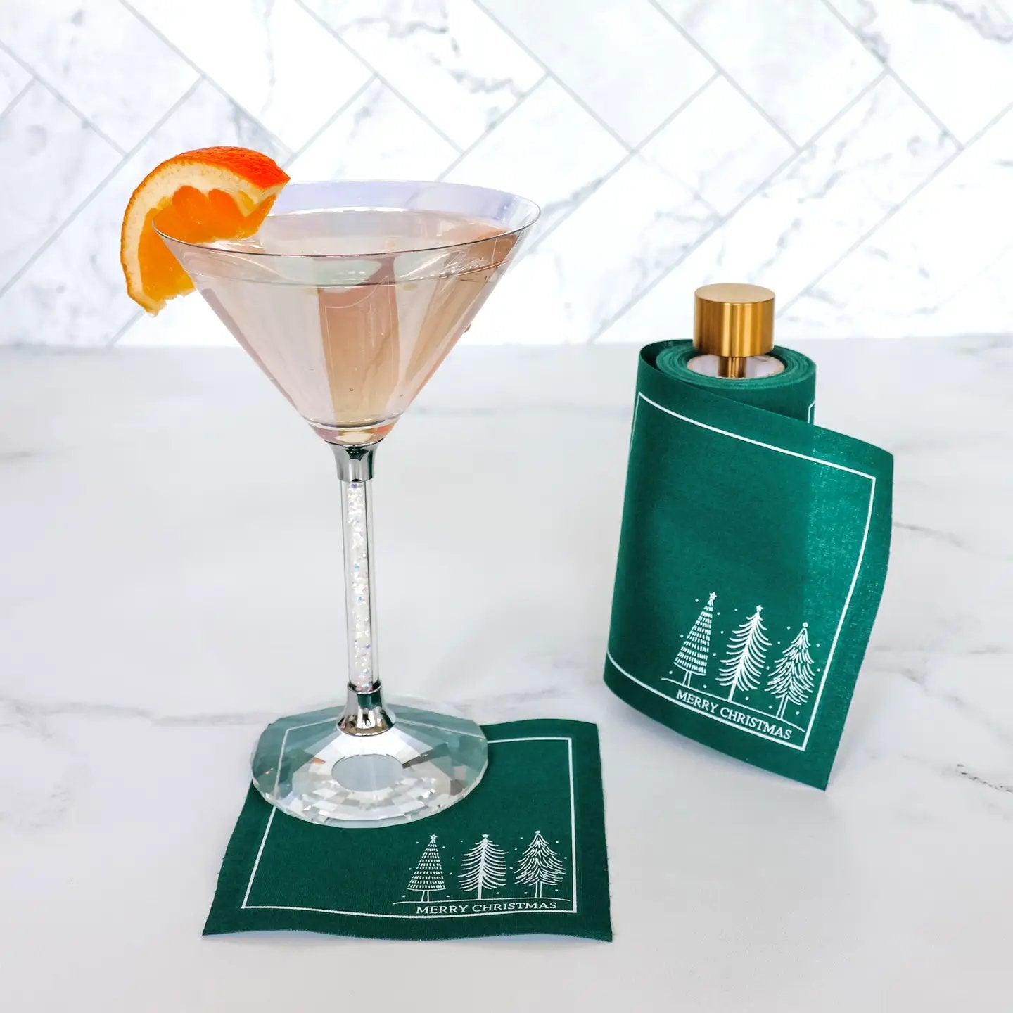 Cocktail Napkin Roll - Whispering Pines