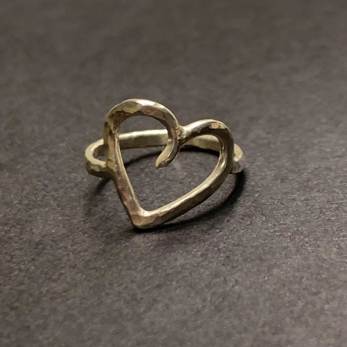 Corazon Heart Ring (select material) Gold Fill