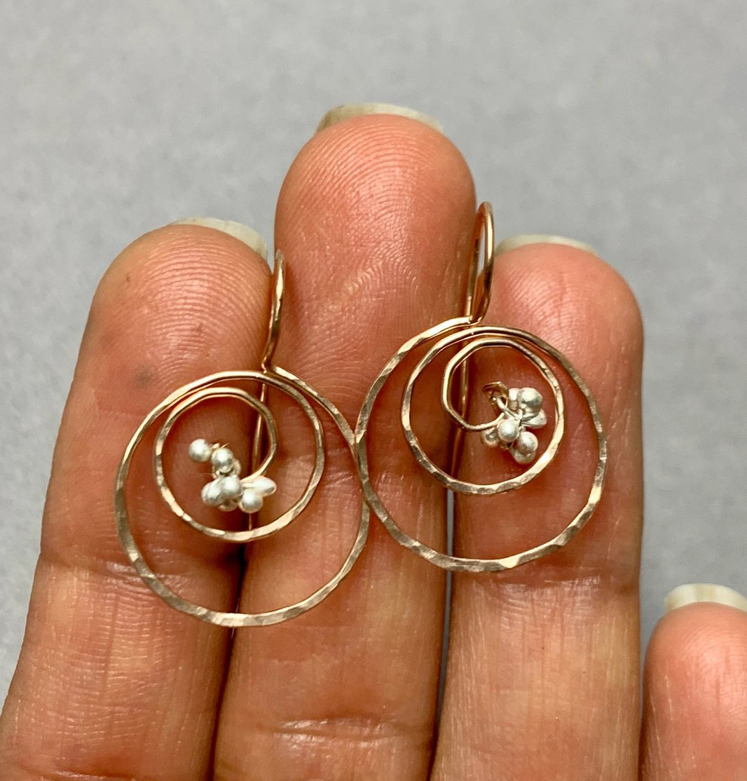 ‘Luna’ Earrings - Gold Fill + Sterling Silver