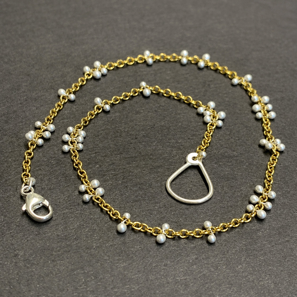 ‘Scattered Caviar’ Bracelet - Gold Fill + Sterling Silver