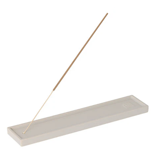 Yukari Long Ceramic Incense Holder - Gray