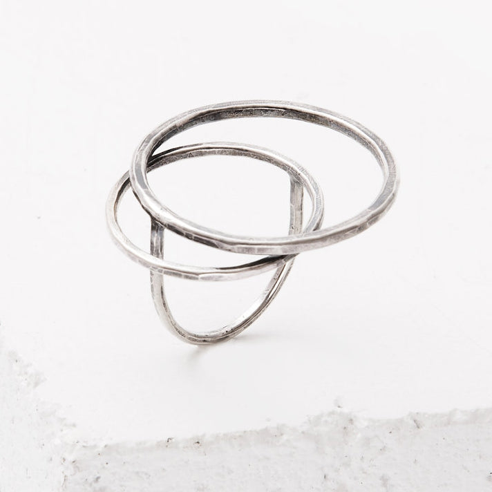 Sterling Silver “O-Ring” Statement Ring