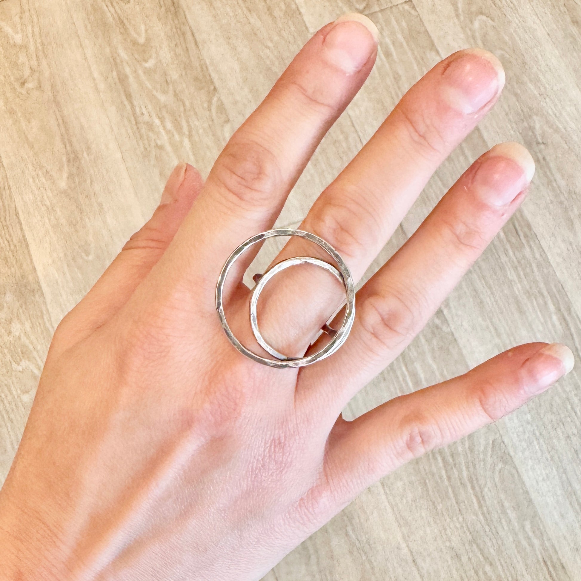 Sterling Silver “O-Ring” Statement Ring