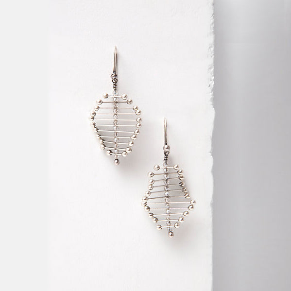 Sterling Silver ‘DNA’ Kinetic Earrings