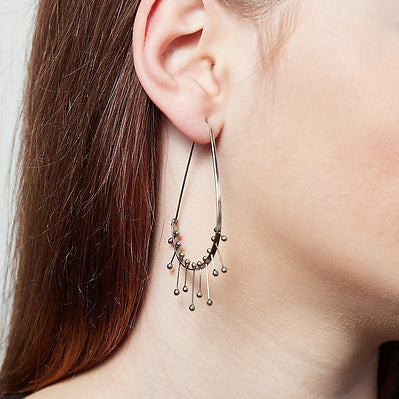 Sterling Silver ‘Sprocket’ Earrings