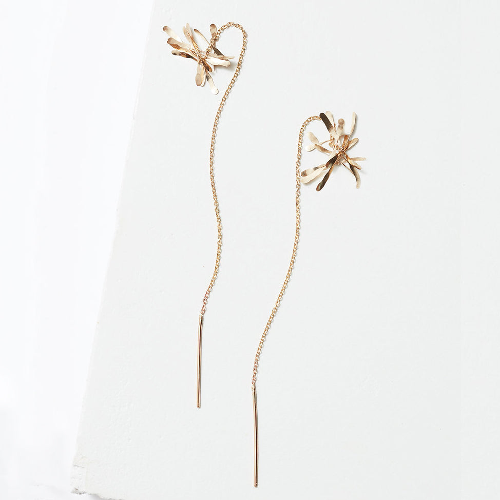 14k Gold Filled ‘Tassle’ Threader Earrings