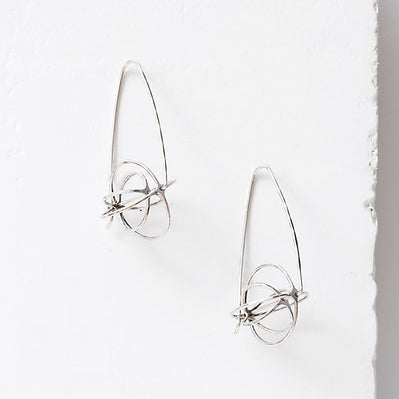 Sterling Silver ‘Small Rattle’ Earrings