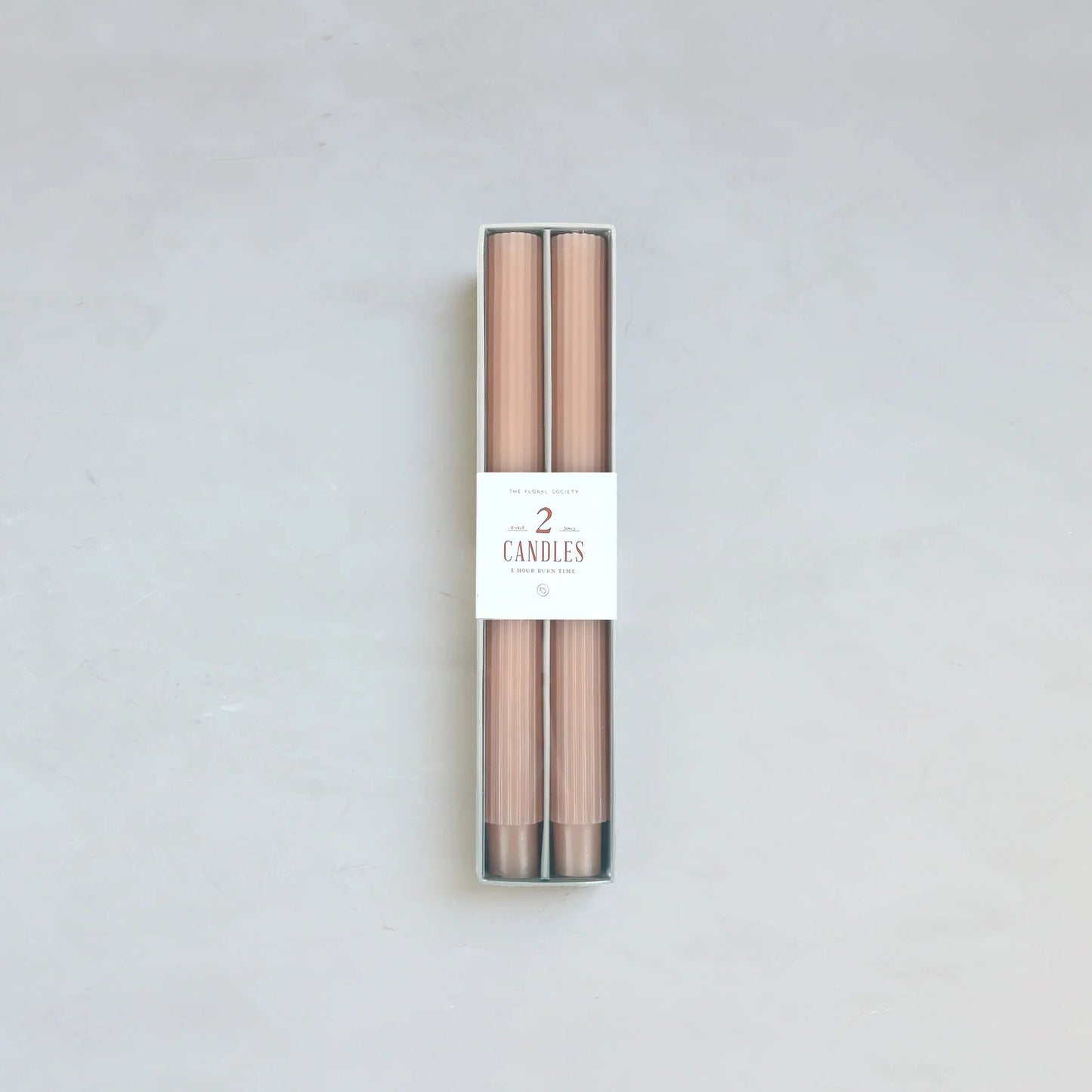 10-inch Fancy Fluted Taper Candles – Petal