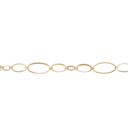 14k Gold Oval 'Galaxy' Bracelet