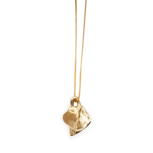 Brass 'Adjo' Pendant Necklace