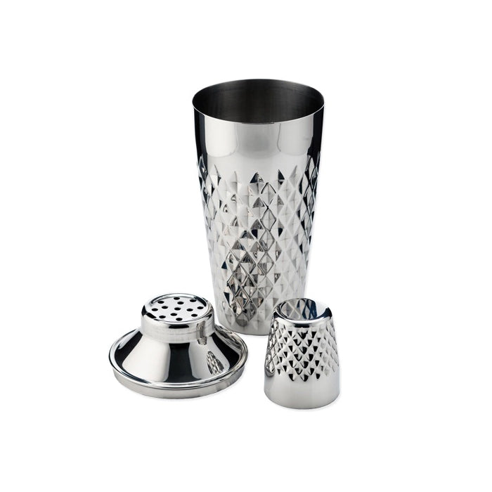 Admiral Stainless Steel Faceted Cocktail Shaker