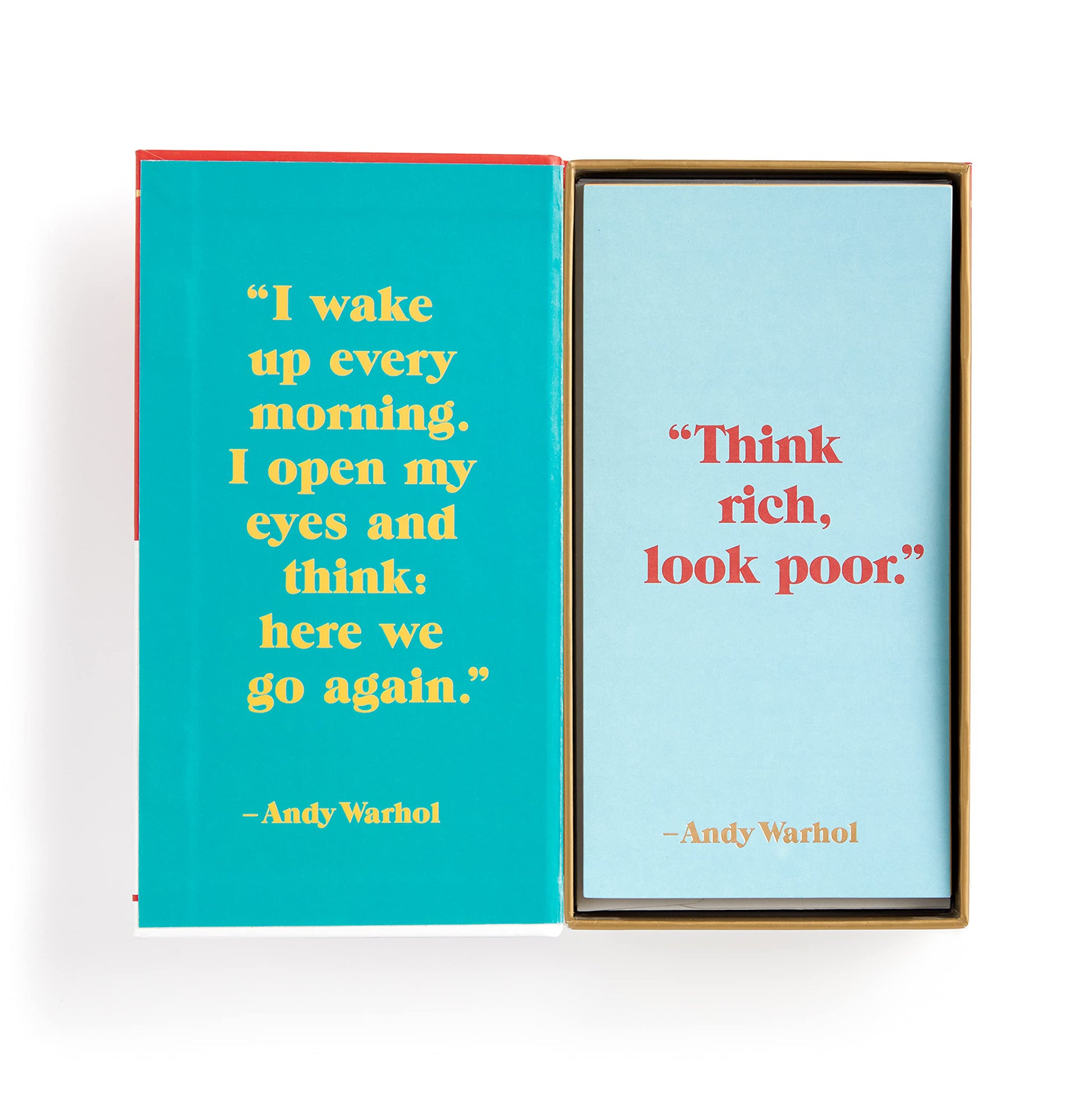 Andy Warhol Philosophy Correspondence Cards (Boxed Set)