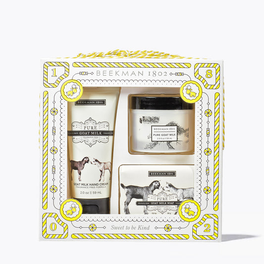 Beekman 1802 Goat Milk Skincare Gift Set - Pure