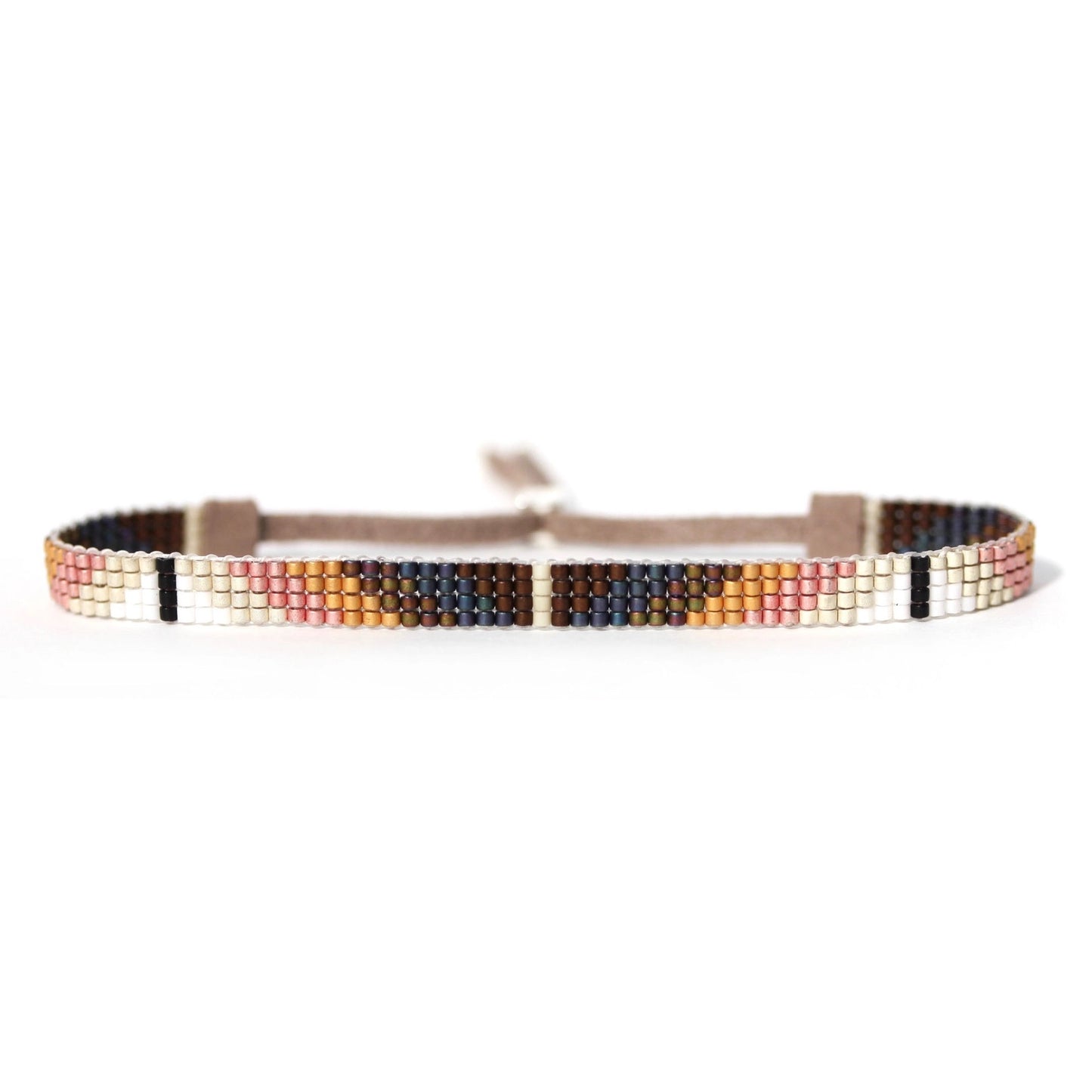 'Banzai' Handwoven Matte Beaded Bracelet