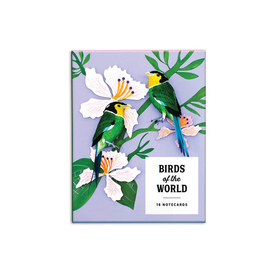 Birds of the World Greeting Card Assortment: 16 Notecards + Envelopes (Boxed Set)