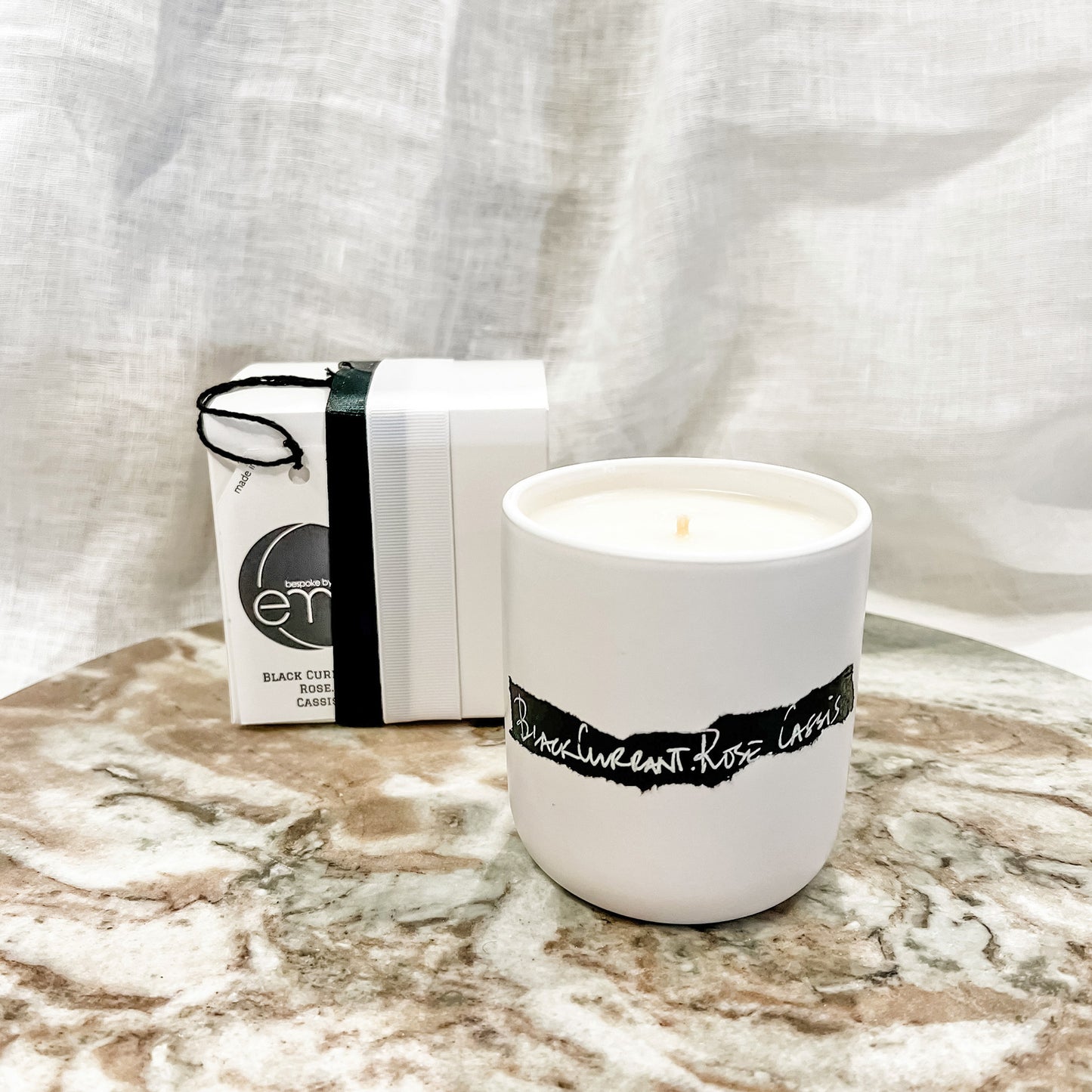 Coconut Blend Wax Candle - Black Currant | Rose | Cassis