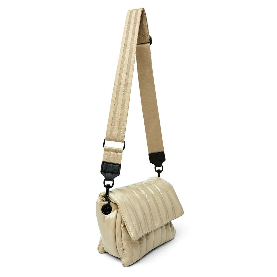 Covertible 'Bar Bag' Crossbody Bag - Blonde Patent