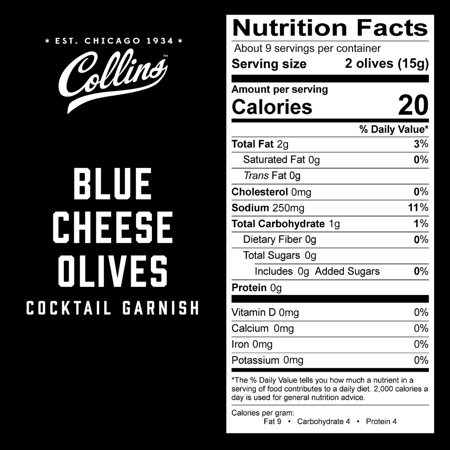 Gourmet Blue Cheese Olives - 5 oz