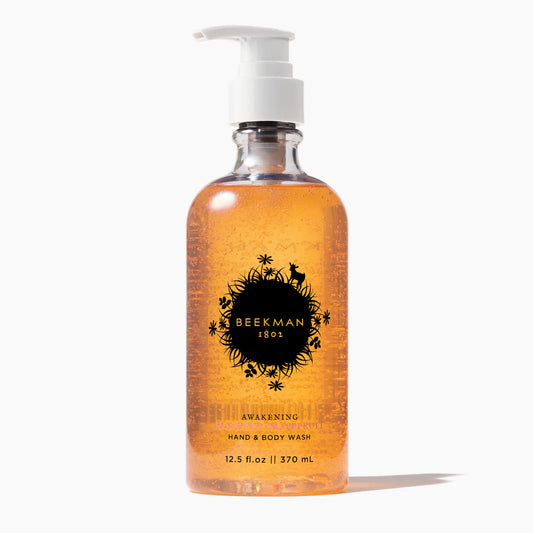 Hand & Body Wash | 12.5 oz Pump Bottle - Honeyed Grapefruit
