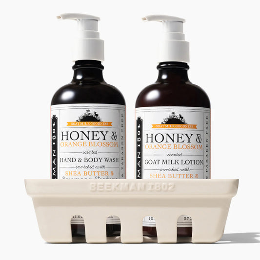 Hand & Body Wash | 12.5 oz Pump Bottle - Honey + Orange Blossom