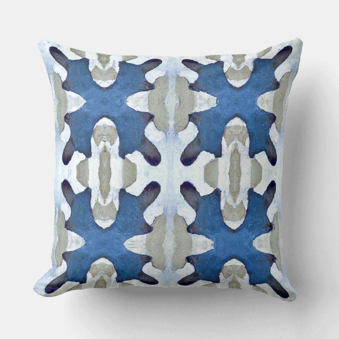 Dahlia Decorative Abstract Modern Art Throw Pillow