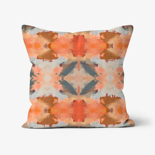 Zion Decorative Abstract Modern Art Painted Throw Pillow