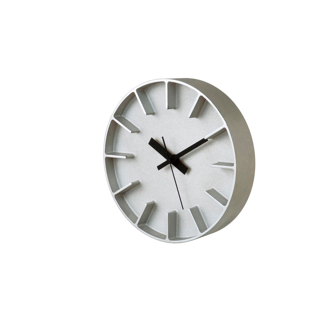 Edge Clock - Cast Aluminum