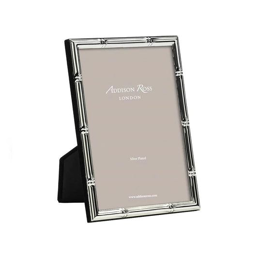 4x6 Silver Bamboo Picture Frame