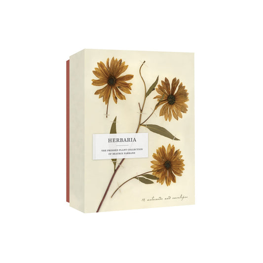 Herbaria - The Pressed Plant Collection of Beatrix Farrand: 12 Notecards + Envelopes (Boxed Set)