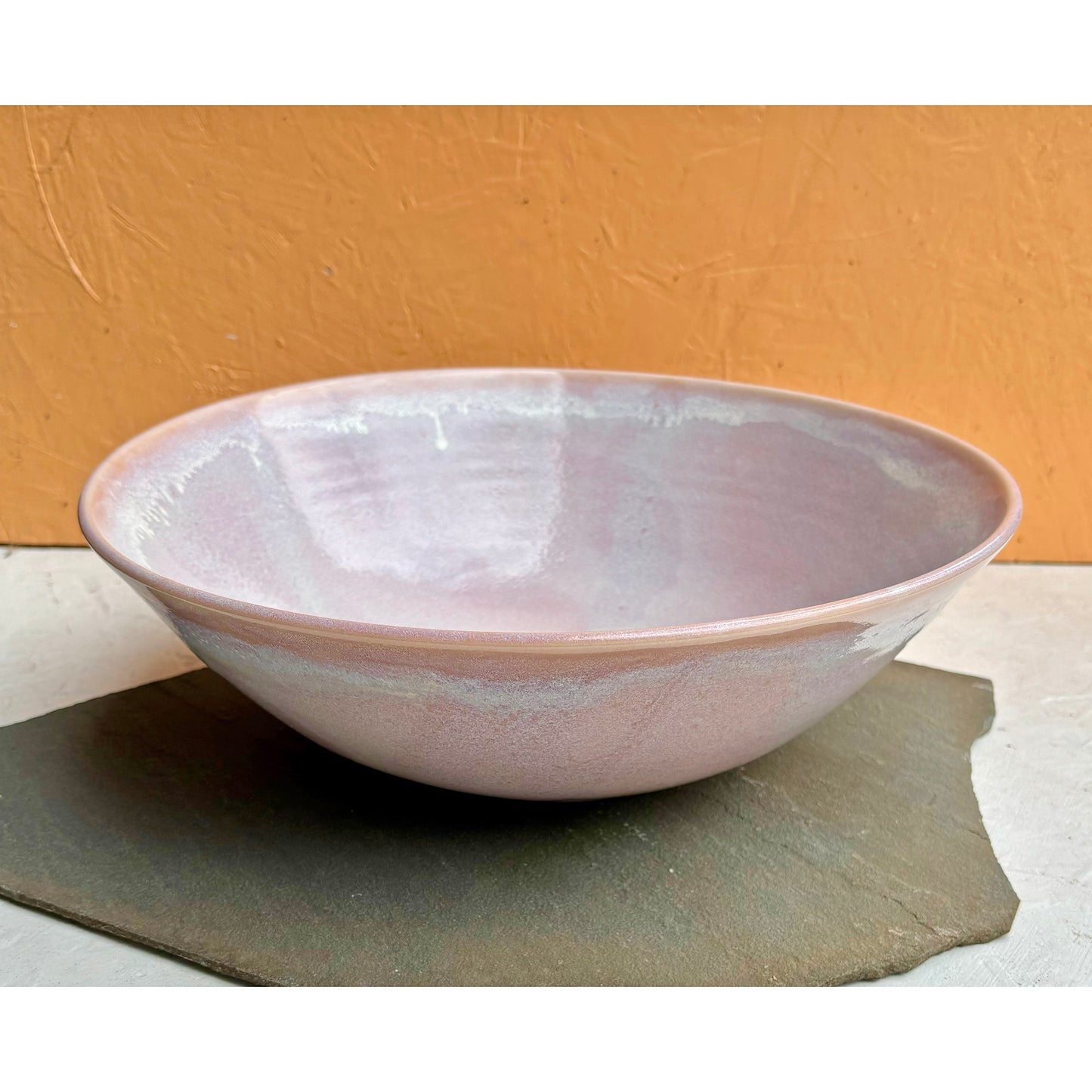 Porcelain Serving Bowl - Frosted Blush