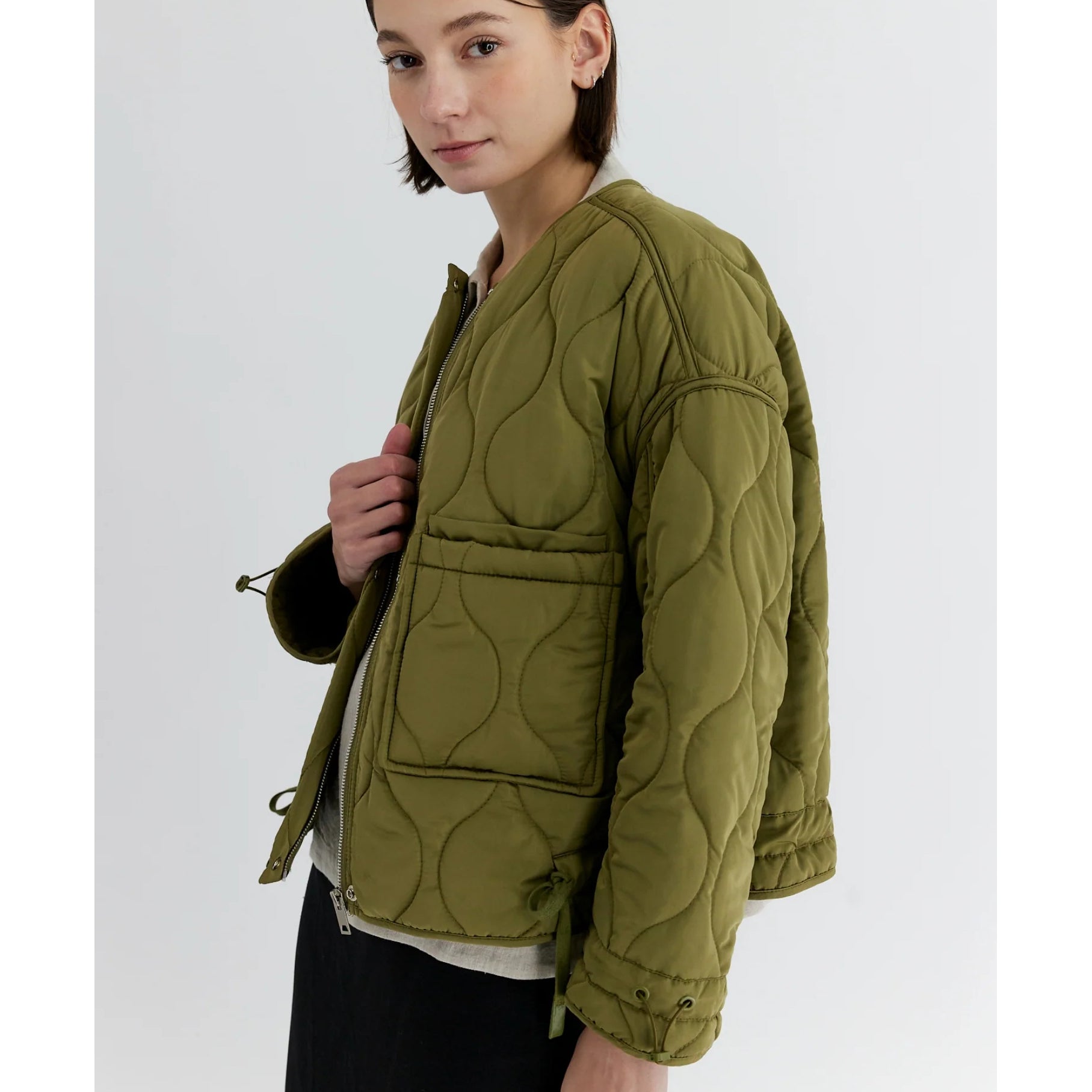 The Kara Jacket | Quilted Zip Jacket