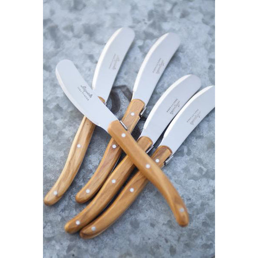 Laguiole Olivewood Cheese Spreader Knife