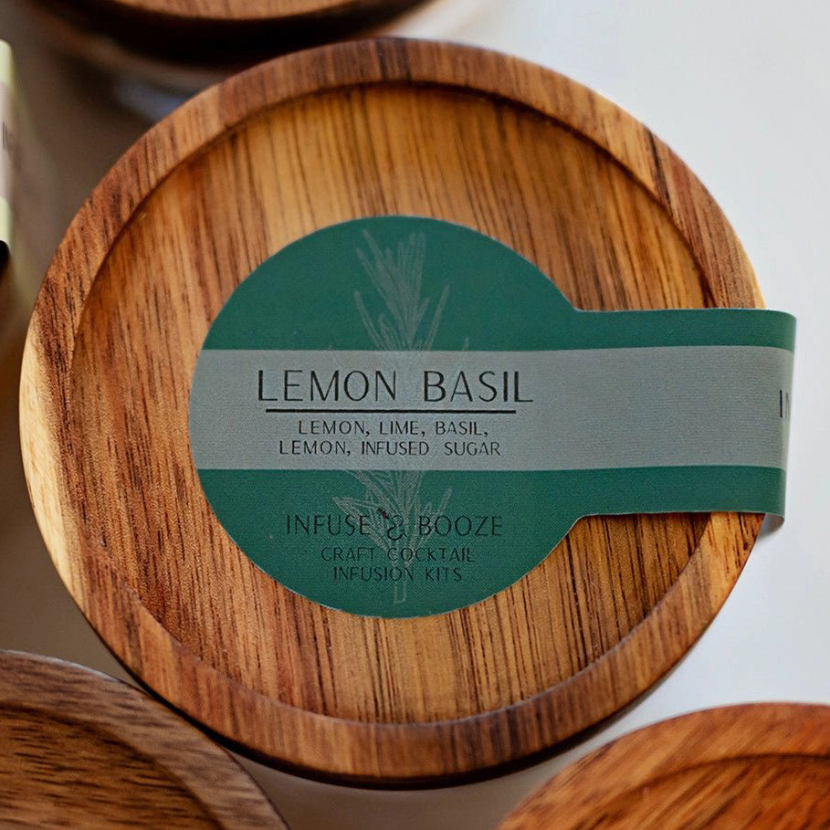 Lemon Basil Craft Cocktail Infusion Kit (16 oz.)