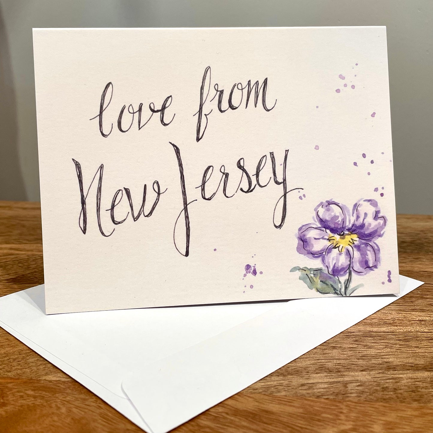 LOVE from New Jersey Greeting Card