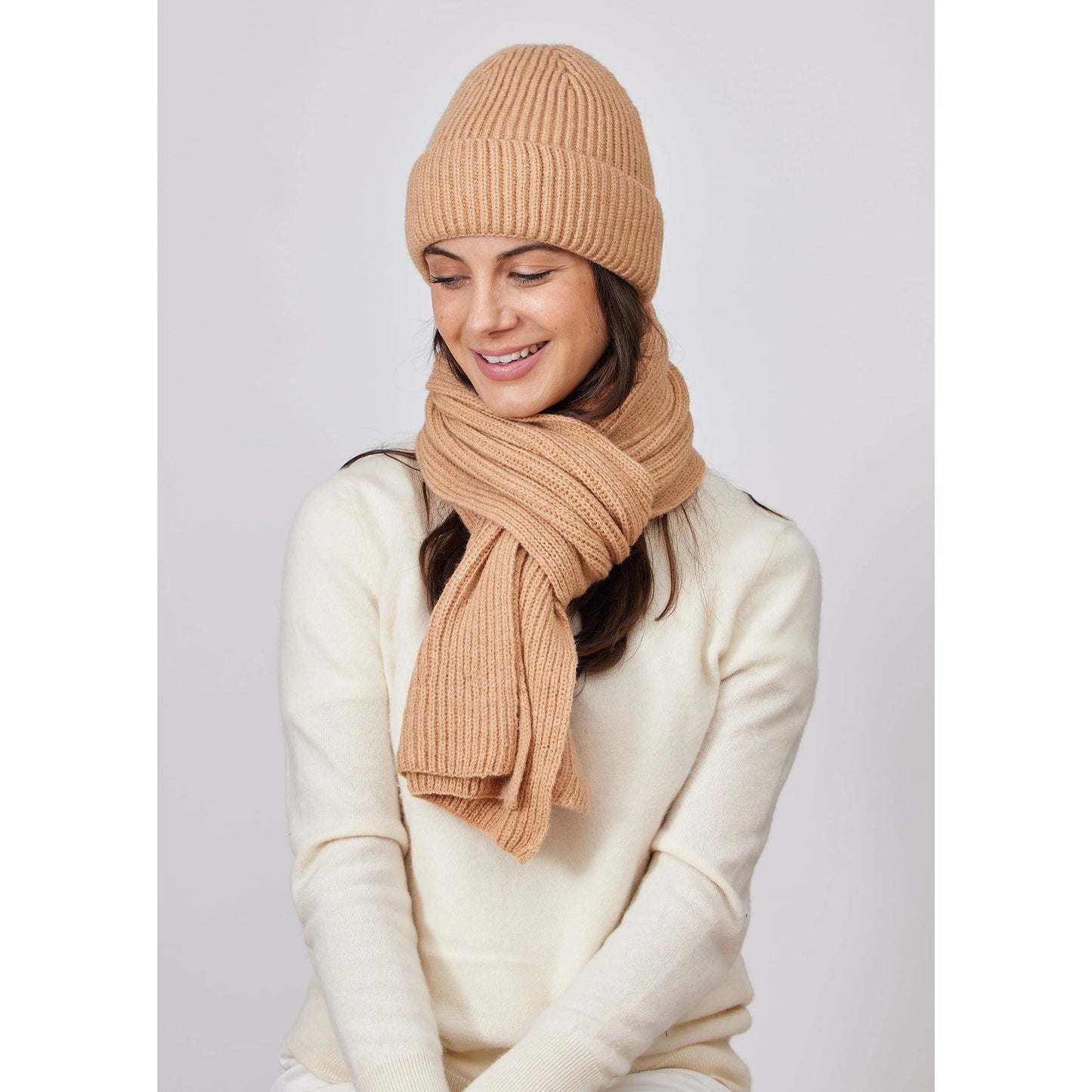 Match Rib Beanie Hat (Select Color)
