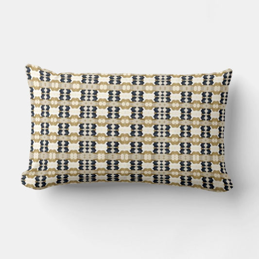 Mia Decorative Abstract Modern Art Lumbar Pillow