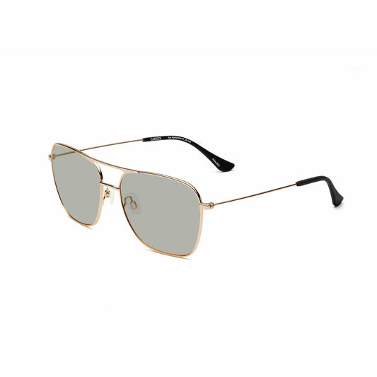 Polarized Sunglasses | Hooper - Gold with Grey-Green Lens